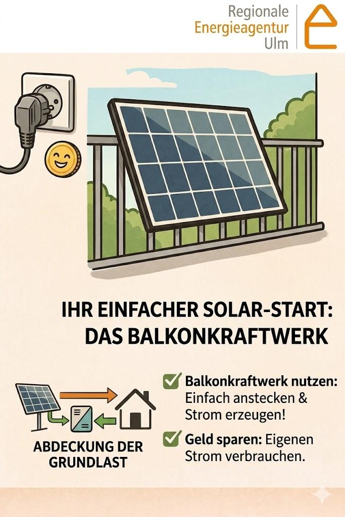 Visualisierung des Energiespartipps für April