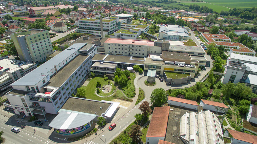 Luftaufnahme Alb-Donau-Klinikum
