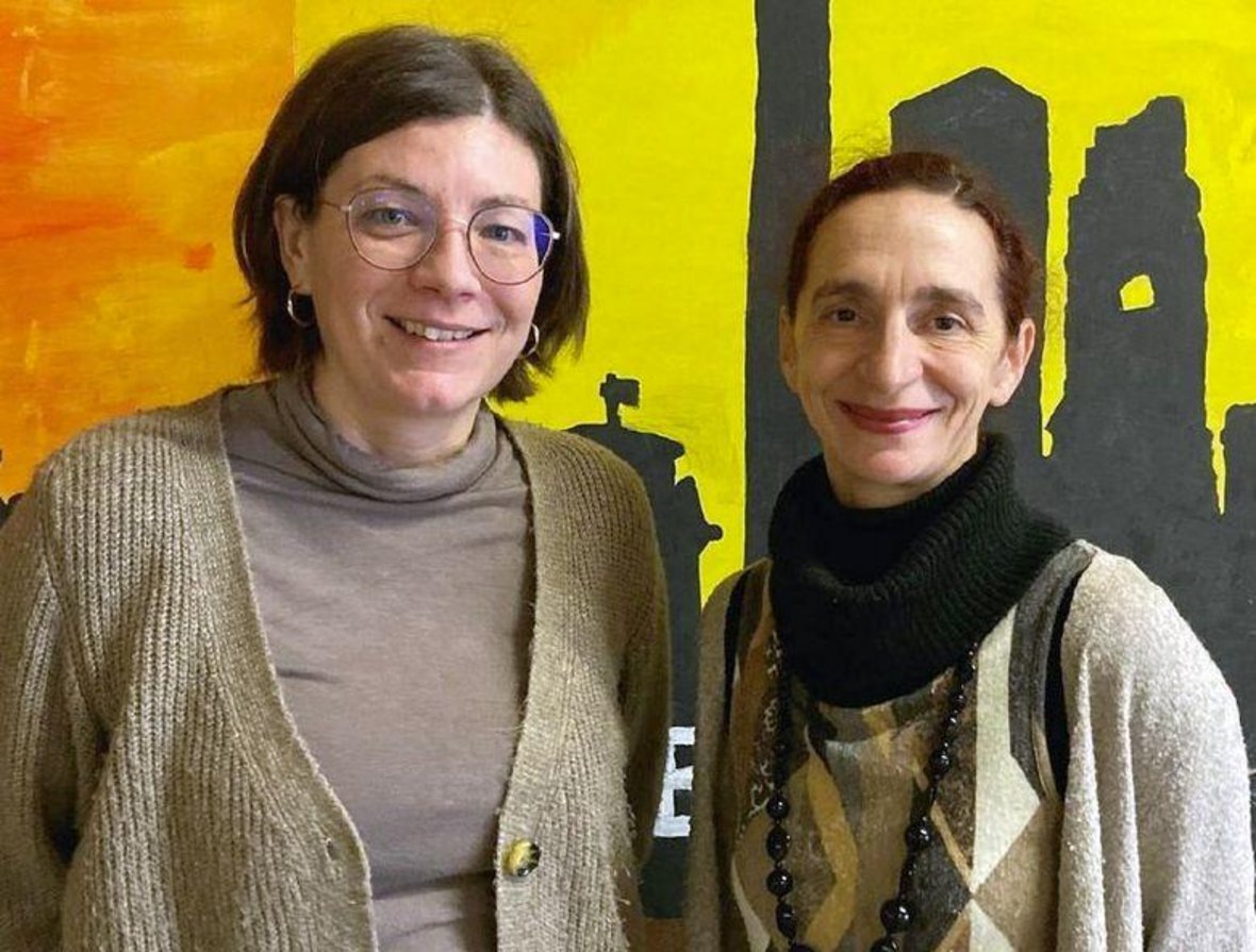 Marianna Merkle und Eva Newman