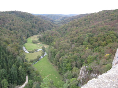 Foto: Aussicht von der Ruine Wartstein