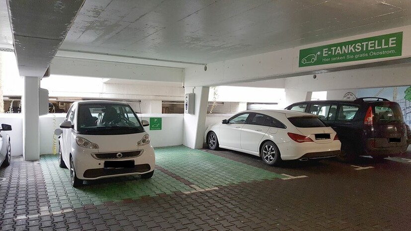 Stromtankstelle in der TG Lindenplatz