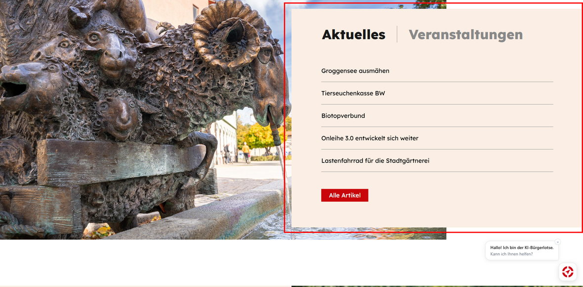 Ehingen Startseite Aktuelles