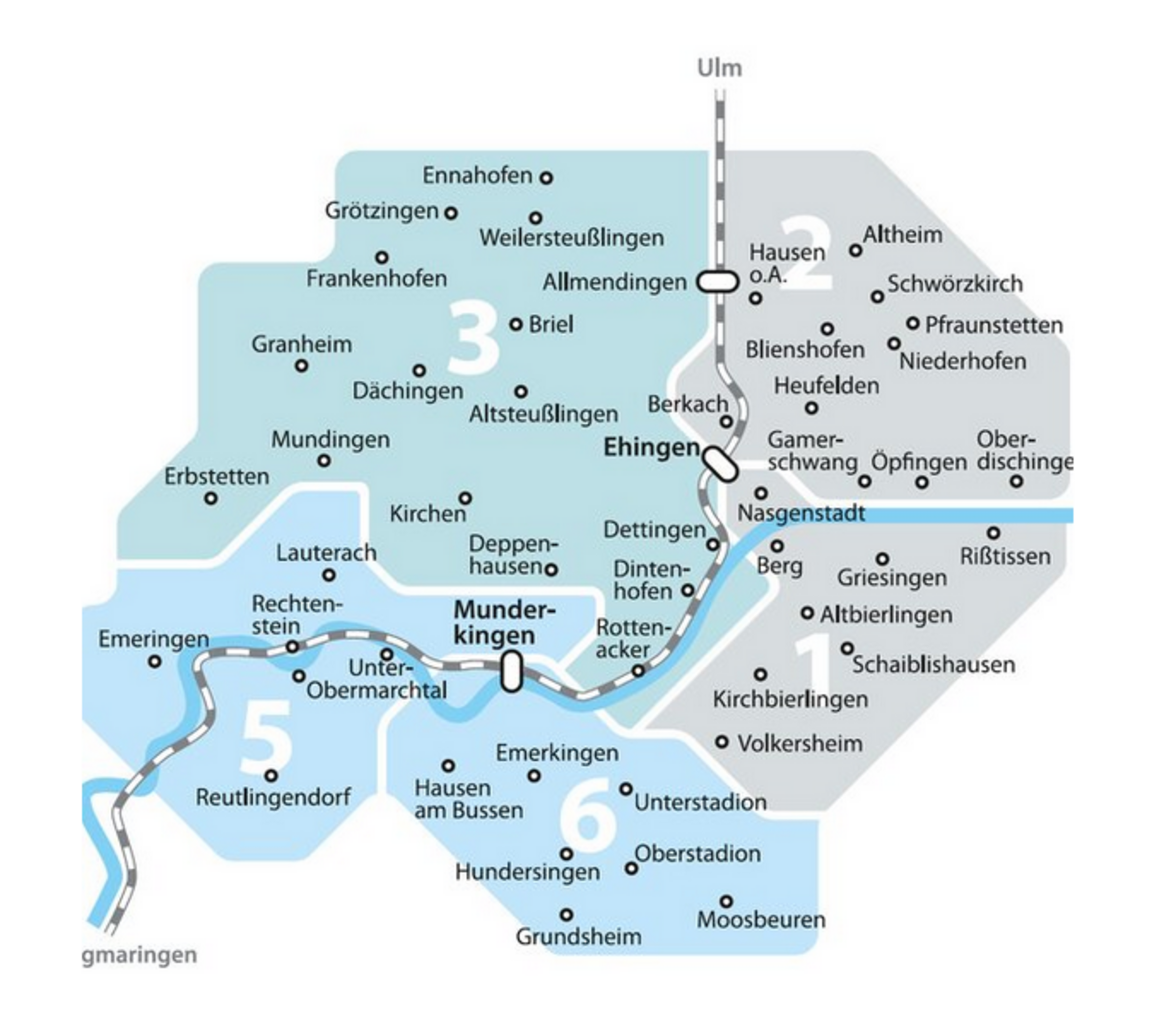 Linienplan des ADK Flex